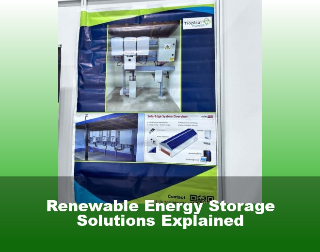 Renewable Energy Storage Solutions Explained